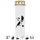 Grabkerzen für Kleintiere mit Motiv Hase 40h