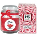 Duftkerze im Glas - Valentinstag Bonbon 300gr (70h) Be mine