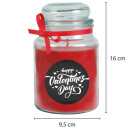 Duftkerze im Glas - Valentinstag Bonbon 500gr (110h) Valentines Day