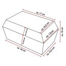 Tiersarg "Bedruckt" Herzen S - 200x125x95mm