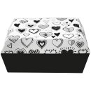 Tiersarg "Bedruckt" Herzen S - 200x125x95mm
