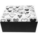 Tiersarg "Bedruckt" M - 300x250x150mm - Herzen