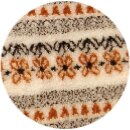 Sesselschoner beige - gemustert