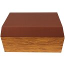 Tiersarg aus 100% Wellpappe Holzdesign Größe S inkl. 100h Grabkerze Hase Motiv