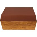 Tiersarg Größe "L" inkl. Grabkerze - Design: Holz, Kerze: Hund
