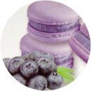 Duftkerze im Glas "Macaron Blueberry" mit Deckel, 12er Pack mit je ca. 7 Std. Brenndauer, Ø6cm
