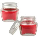 Duftkerze im Glas „Macaron“ Cherry fruchtig & süß 2er-Pack