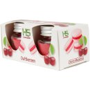 Duftkerze im Glas „Macaron“ Cherry fruchtig & süß 2er-Pack