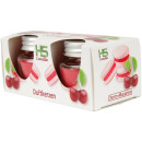 Duftkerze im Glas "Macaron" 2er-Pack Cherry