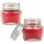 Duftkerze im Glas „Macaron“ Cherry fruchtig & süß 2er-Pack