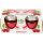 Duftkerze im Glas „Macaron“ Cherry fruchtig & süß 2er-Pack