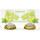 Duftkerze im Glas "Macaron" 2er-Pack Mint & Limes