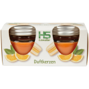 Duftkerze "Macaron" - Kerzen im 2er Pack Orange