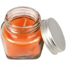Duftkerze im Glas „Macaron“ Orange fruchtig & frisch 2er-Pack
