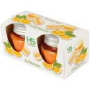 Duftkerze im Glas "Macaron" 2er-Pack Orange