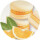 Duftkerze im Glas "Macaron" 2er-Pack Orange