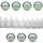 Gardinenband - Bleistiftband (FM-25-11) transparent, 25mm 1:2