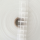 Gardinenband - Bleistiftband (FM-25-11) transparent, 25mm 1:2