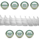 Gardinenband - Bleistiftband (FM-25-11) transparent, 25mm 1:2 - 10m