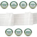 Gardinenband - Faltenband 3er Falte (FM-50-23) transparent, 50mm 1:2 - 50m
