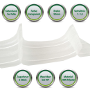 Gardinenband - Faltenband 1er Falte (FM-50-2Z) transparent, 50mm 1:1,5