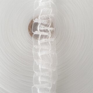 Gardinenband,Flachfalte, 2,0:1, 60mm, L=10m Transparent