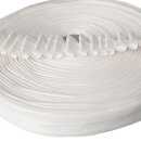 Gardinenband - Bleistiftband (FP-25-11) weiß, 25mm 1:2 - 10m