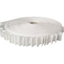 Gardinenband - Bleistiftband (FP-25-11) weiß, 25mm 1:2 - 10m