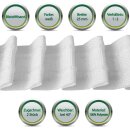 Gardinenband - Bleistiftband (FP-25-11) weiß, 25mm 1:2 - 10m