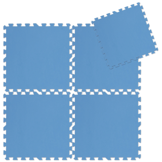 Bodenschutzmatten ( Blau ) "Pool" 50x50cm ( 8 Stück )