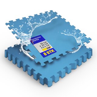 Bodenschutzmatte für Pool - 2m² (8 Stk. à 50x50cm)