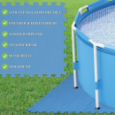 Bodenschutzmatte für Pool - 2m² ( 8 Stk. à 50x50cm )