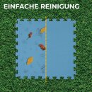 Bodenschutzmatte für Pool Blau 50x50cm (8 Stück - 2m²)