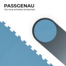 Bodenschutzmatte für Pool Blau 50x50cm (8 Stück - 2m²)