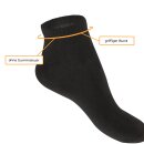 Damen Sneaker Socken, Größe: 39-42, 8 Paar - Schwarz