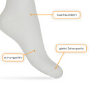 Damen Sneaker Socken, Größe: 39-42, 20 Paar - Weiß