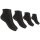 Herren Sneaker Socken, Größe: 39-42, 8 Paar - Schwarz