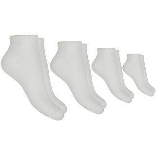 Herren Sneaker Socken, Größe: 39-42, 8 Paar - Weiß