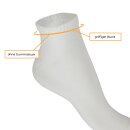 Herren Sneaker Socken, Größe: 39-42, 8 Paar - Weiß