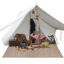 Vorzeltteppich Camping wetterfest Hellbraun 250x600 cm