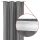 2er Pack Gardine Blickdicht Alessia mit Universalband 140x145cm braun