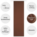 3er Pack Schiebegardine Blickdicht Alessia braun