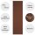 3er Pack Schiebegardine Blickdicht Alessia braun