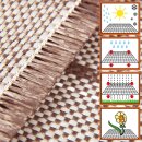 Vorzeltteppich Camping wetterfest Hellbraun 300x600 cm