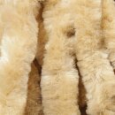 Flauschvorhang Sondergröße - Breite: 100cm - Länge: 250cm, Beige
