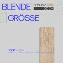 Blende für Gardinenschiene Kunststoff Sonoma 5m
