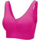Seamless Komfort BH "mit Polster" 3er Pack - XXL/3XL - Pink