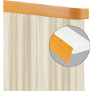 Gardinenschiene inkl. Zubehör und Blende Sonoma 180cm 1-läufig