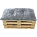 Palettenkissen Taupe 70x120cm