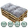 Palettenkissen Taupe 70x120cm